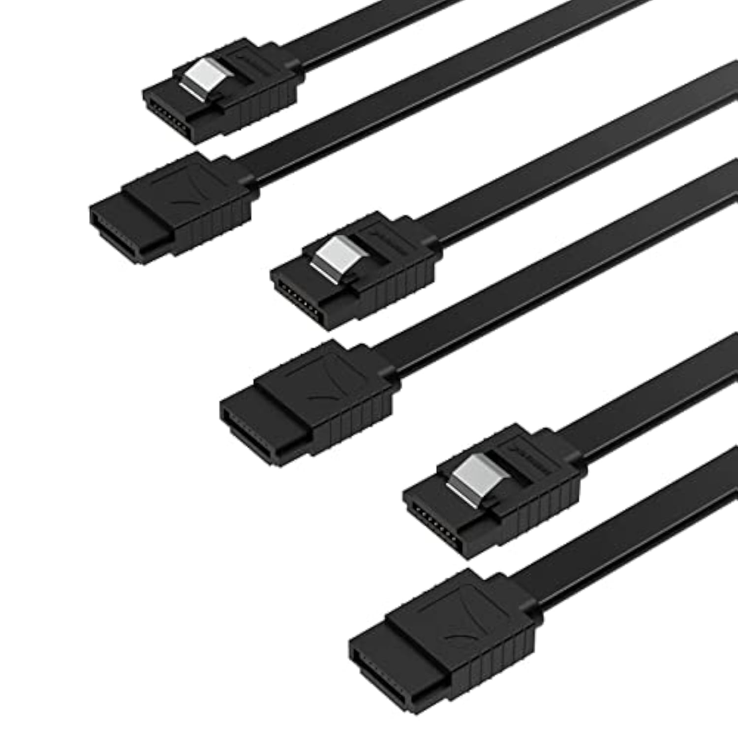 SABRENT SATA III (6 Gbit/s) Straight Data Cable with Locking Latch for HDD/SSD