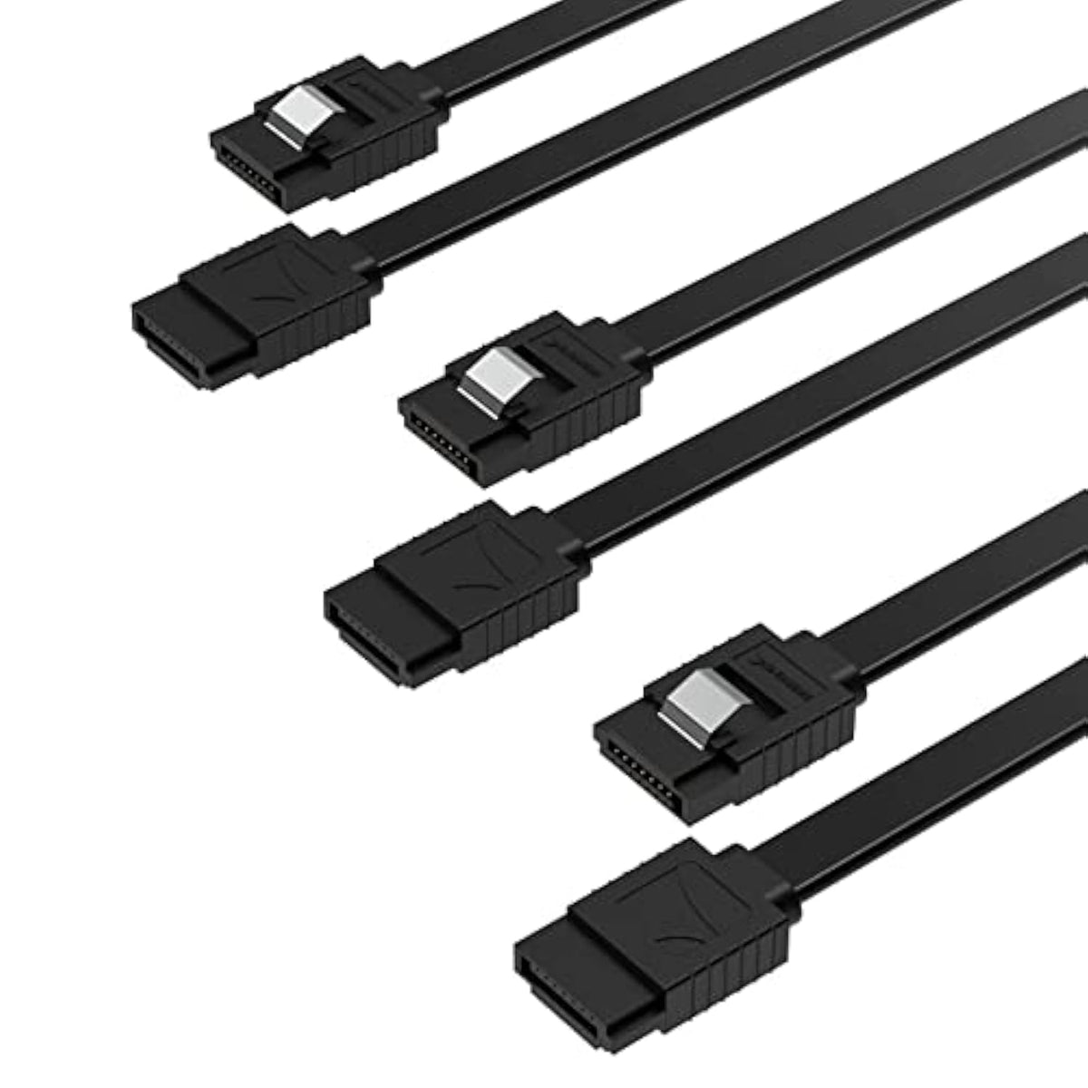 SABRENT SATA III (6 Gbit/s) Straight Data Cable with Locking Latch for HDD/SSD
