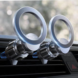 2 Pack Fits Magsafe Car Mount, Magnetic Phone Holder For Car[24 Super Magnets]Car Vent Phone Mount, Mag Safe Phone Holder Car Accessories For Iphone 16 15 14 13 Pro Max Plus Mag Safe Case,Black