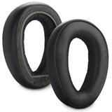 Ear Pads Replacement Compatible With Sennheiser Pxc550, Pxc 550-Ii Wireless, Mb 660 Uc, Mb 660 Uc Mc Headphones, Black, Memory Foam, Leather