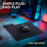 Powerplay 2 Wireless Charging Mouse Pad For Compatible Gaming Mice, 34.5 X 28.4 Cm (13.5 X 11.2 Inches), 3.5 Mm Height, For Pc/Mac - Black