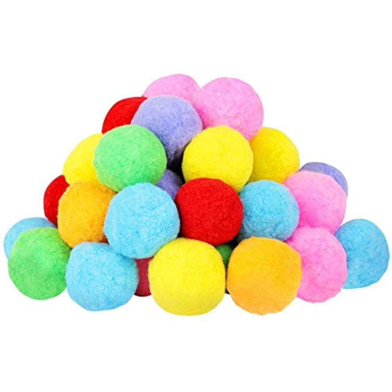 Very Large Assorted Pom Poms For Diy Creative Crafts Decorations, Assorted Col