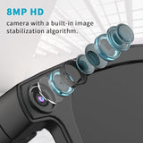 AI Smart Glasses with Camera, 800W HD Anti-Shake Video Glasses, 1080P Video Recording Sunglasses, Real-Time Translation, Voice Assistant, Bluetooth