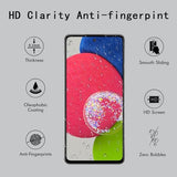 [4 Pack] Screen Protector Compatible with  Galaxy A52S 5G,Scratch Resistant,Easy-Install,Bubble Free,Anti-Fingerprint,Tempered Glass
