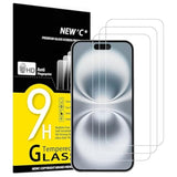 3 Pack Designed For Iphone 16 Plus Screen Protector (6.7 Inches), Tempered Glass,Case Friendly Scratch-Proof, Bubble Free, Ultra Resistant