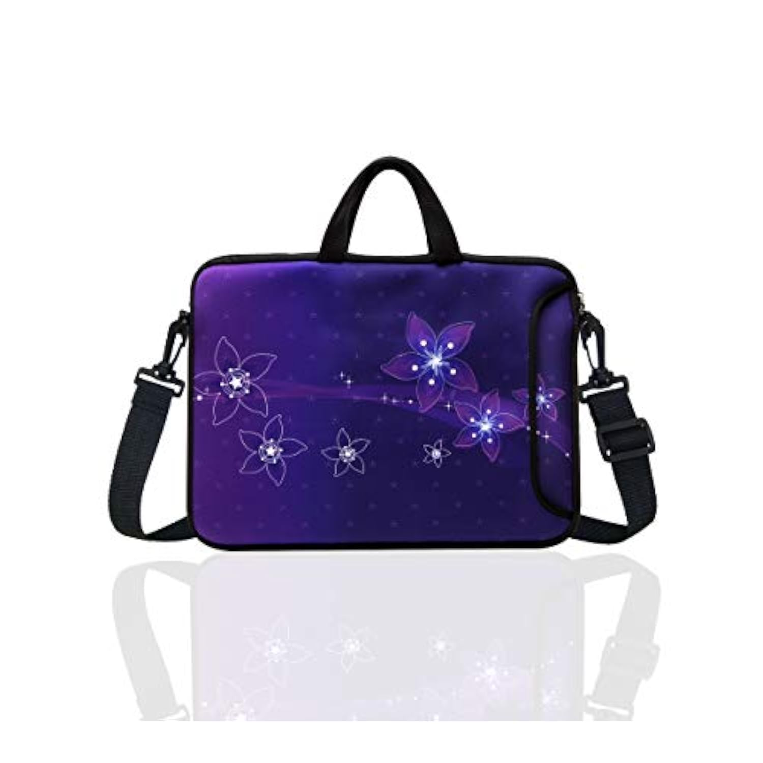10-Inch Neoprene Laptop Tablet Shoulder Messenger Bag Case Sleeve For 9.7 10 10.1 10.5" Inch Netbook/Ipad Pro/Air (Star)