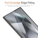 [2+2Pack] Tempered Glass Screen Protector for  Galaxy S24 Ultra and Camera Lens Protector Fingerprint Unlock Full Coverage HD Clear Bubble