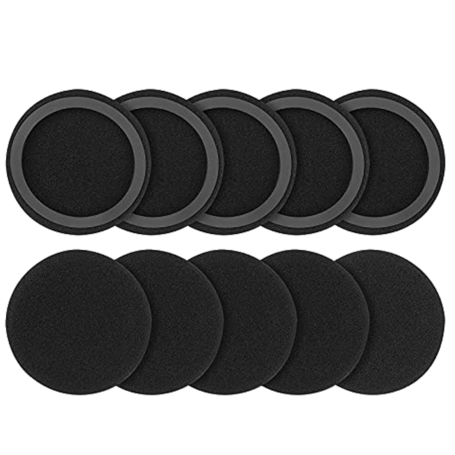 Geekria QuickFit Foam Replacement Ear Pads for AKG K420, K402, K403, K412 Headphones Earpads, Headset Ear Cushion Repair Parts (5 Pairs)
