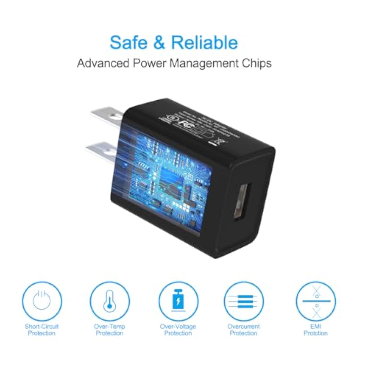 Usb Wall Charger Adapter Charging Cable For Jlab Go Ai Pop/Sport, Epic Air Sport Anc, Charging Cord For Jbuds Air/Sport/Executive/Pro/Play Gaming/Anc Wireless Bluetooth Earbuds Case Adapter