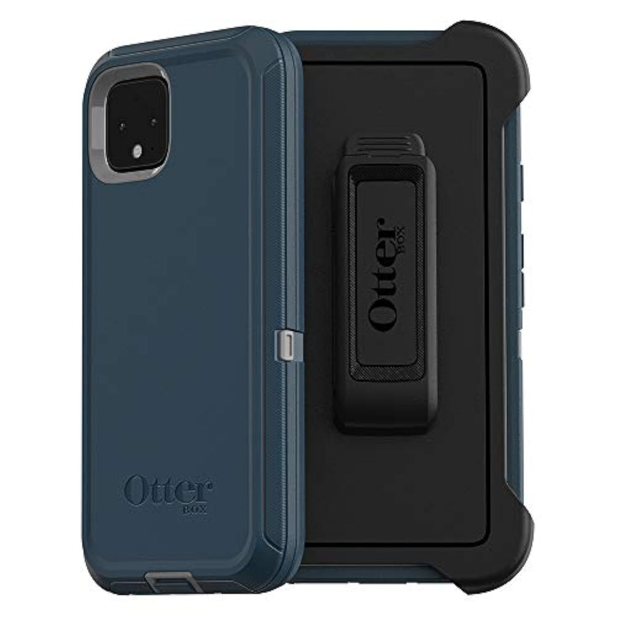 OtterBox Defender Series SCREENLESS Case Case for Google Pixel 4 - Gone Fishin (Wet Weather/Majolica Blue)