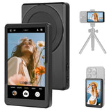 Selfie Monitor Screen for iPhone & Android Magnetic Phone Rear Camera 4K HD Display for Photos & Record Videos, Vlog, Live Stream, TikTok, Content
