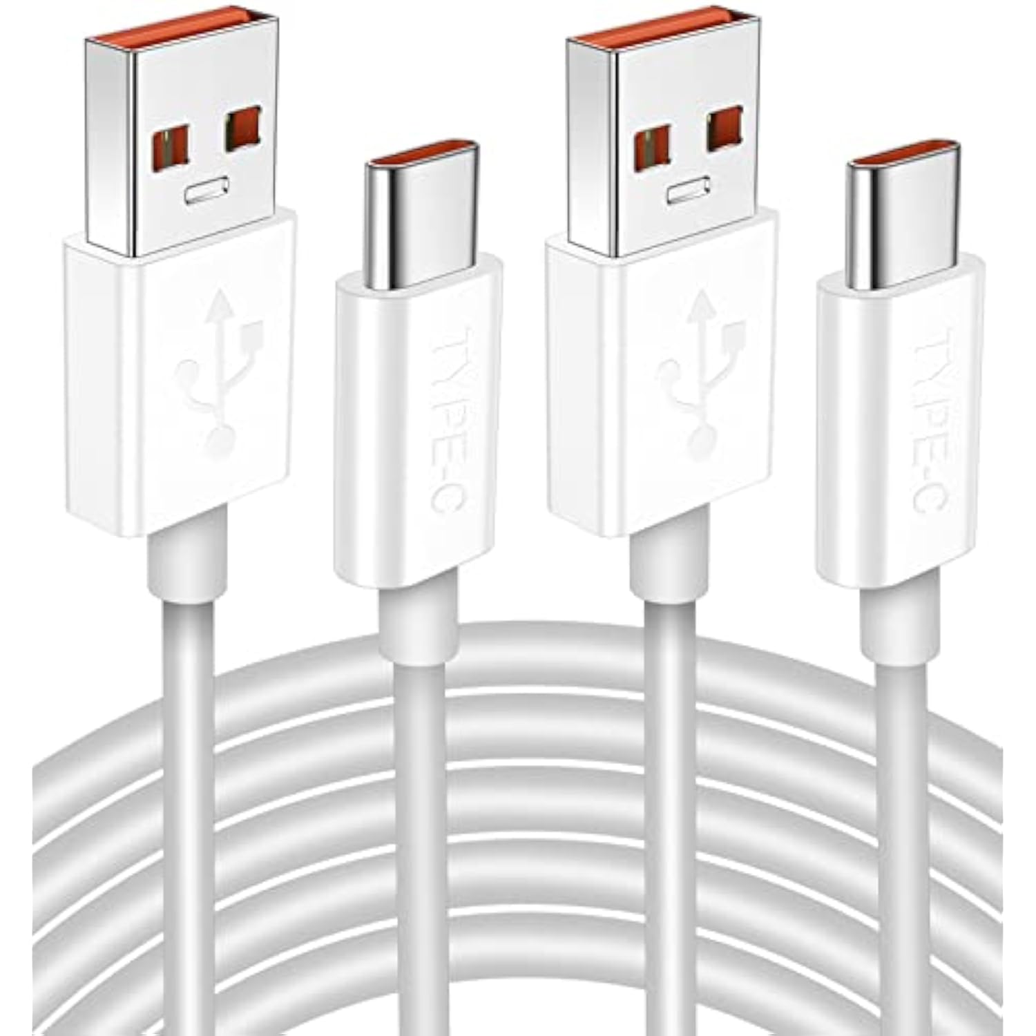 Usb C Cable Usb Type C Cable, 120W 90W Hypercharge Turbo Charging, 6A Fast Charging For Xiaomi Pad 5 14 Ultra 12 Pro 12 12X 11T Pro 11 Lite 5G Ne, Redmi 10 Note 11 Pro 5G Note 11S, 6.6Ft 2Pack