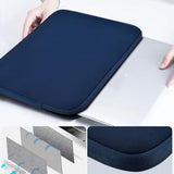 Laptop Sleeve Case 13-14 Inch With Small Case, Neoprene Rainproof & Shockproof Cover For Macbook Pro 14" M4 M3 M2 M1 And 13.3" Macbook Air/Pro, Xps 13/14 & Most 13"-14" Laptops, Blue