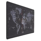 World Map Extra Large Extended Anti Slip Rubber Gaming Mouse Pad & Keyboard Desk Mat For Computer Aptop (900Mm X 400Mm X 2Mm) L Zmp253 Black (World Map, 90 X 40 Cm)
