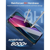4 Pack For Iphone 13 Screen Protector?Premium Tempered Glass Film 9H Hardness?Scratch Resistant?Bubble Free?Easy Installation?Ultra Durable?Hd Clear?Case Friendly [6.1 Inch]