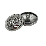 12Pcs Gunblack Hollow Metal Suits Button Set For Blazer, Suits, Sport