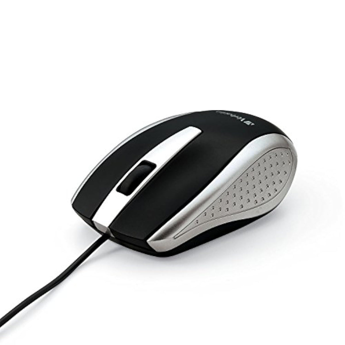 Verbatim Wired USB Computer Mouse - Corded USB Mouse for Laptops and PCs - Right or Left Hand Use, Silver 99741 1.4" x 2.4" x 3.9"