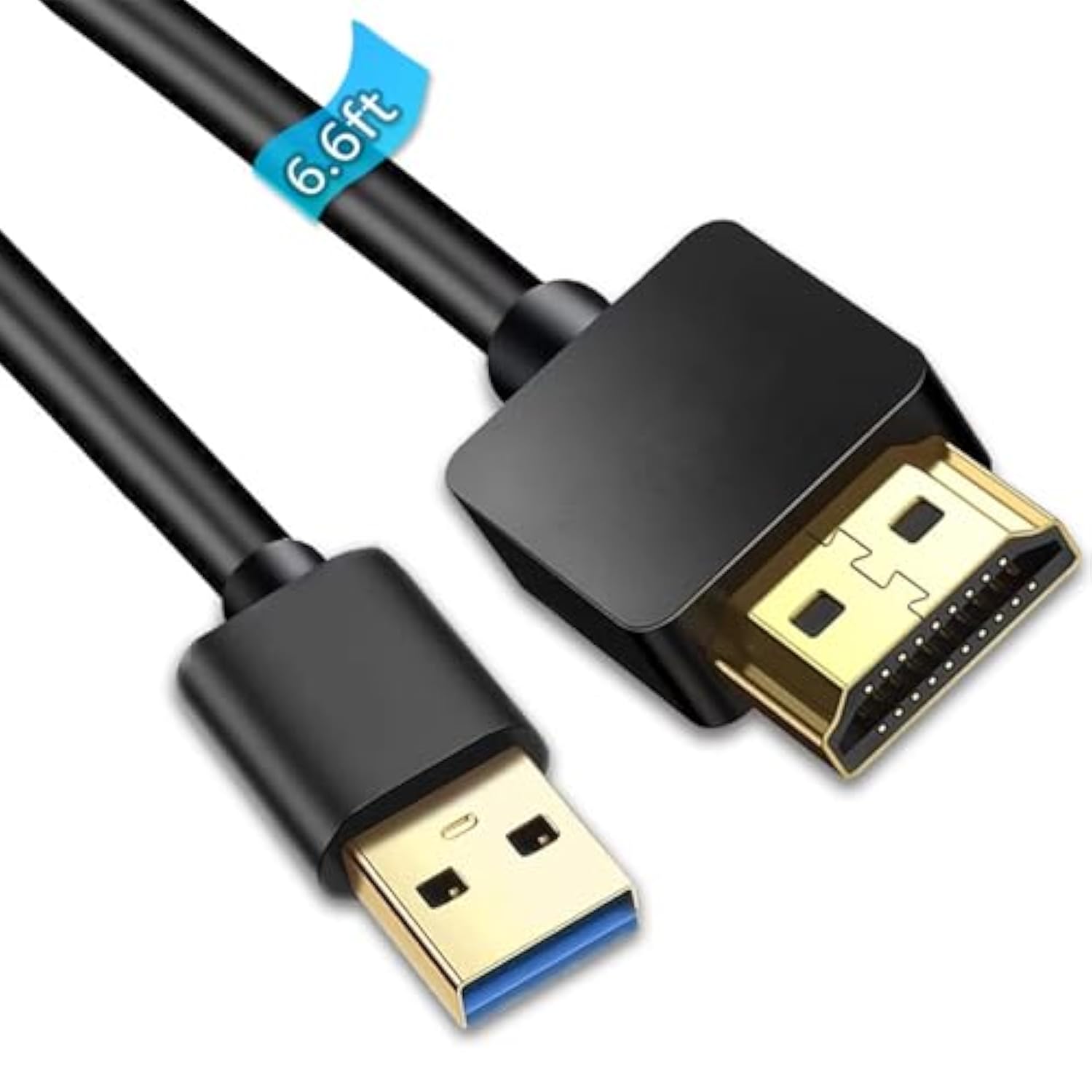 Usb To Hdmi Cable, Ankky Usb 2.0 Male To Hdmi Male Charger Cable Splitter Adap