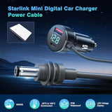3-In-1 Starlink Mini Cable 10Ft/3M, High Speed Charging Usb C/Usb A Ports, 12-48V Starlink Mini Car Charger To Dc Cable Waterproof Accessorys