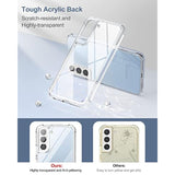 For Samsung Galaxy S22 Clear Case 6.1" (Only), [Built-In Screen Protector] Full Body Protective Hard Shell+Soft Tpu Phone Case For Samsung S22 -(Full Clear)