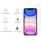 2-Pack Tempered Glass Screen and Camera Lens Protector for iPhone 11 6.1 Inch