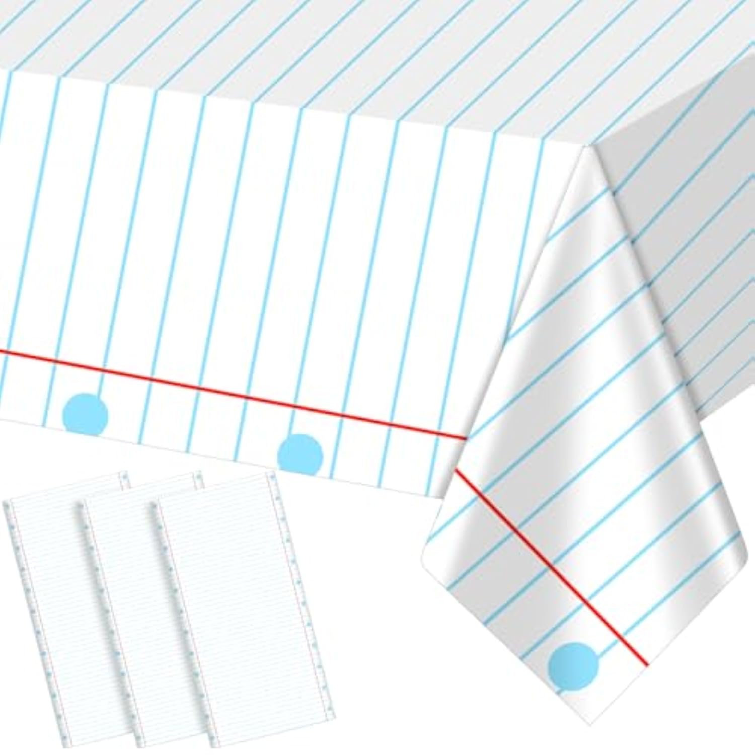 4 Pcs Preschool Kindergarten Back To School Party Tablecloth First Day To School 54 X 108 Inch Large Disposable Rectangle Notebook Tablecloth Cover For Party Supplies Table Decorations