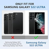 For Galaxy-S22-Ultra Case: With 2 Pcs Screen Protector For S22 Ultra Case, Strong Magnetic Compatible With Magsafe, Built-In Stand, Slim Fit & Clear Phone Case For Samsung S22 Ultra, Clear