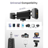 Phone Tripod, 92" Cell Phone Stand With 15" Gooseneck, Remote And Phone Holder, Overhead & Selfie Stick For Recording/Watching/Vlog, Compatible With Iphone Android