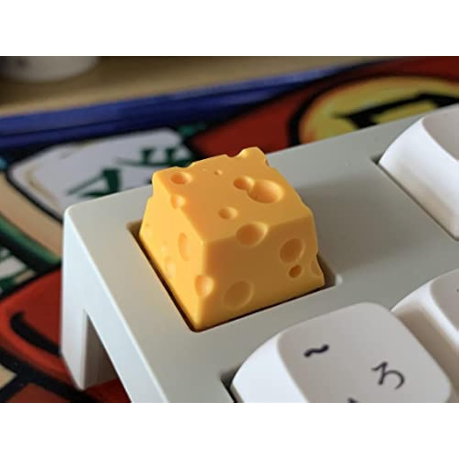 Cheese Keycaps Handmade Customized Oem R4 Resin Keycap For Cherry Mx Gateron S