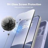 Magnetic for iPhone 14 Pro Case, Compatible with MagSafe, [Full Camera Protection][Screen Protector] Silicone Shockproof Protective Phone Case for