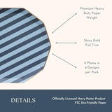 Harry Potter Paper Plates | Hogwarts House Large Paper Plates | Harry Potter Party Supplies & Decoration | Dinner Plates | Gifts For Birthdays, Christmas, And Holidays | 8 Pack (10.5")