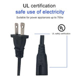 Cable Ac Power Cable Cord Compatible With Vizio/Sharp/Sanyo/Emerson Led Tv; Brother Sewing Machine Star120E, Star130E, Star140E, Xl3000, Sq-9000, Xr1300, Xr1355, Xr-4000, Xr-7700, Xr-9000