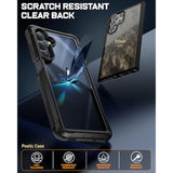 Guardian Case For Samsung Galaxy A16 4G/5G, [2 Front Frame] [20 Ft Mil-Grade Drop Tested] Full-Body Hybrid Shockproof Cover With Built-In Screen Protector, Black/Clear