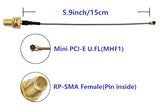Ufl To Sma Mini Pci U.Fl To Rp-Sma Female Connector Mhf1 Pigtail Antenna Extension Cable (6 Inch (2 Pcs))