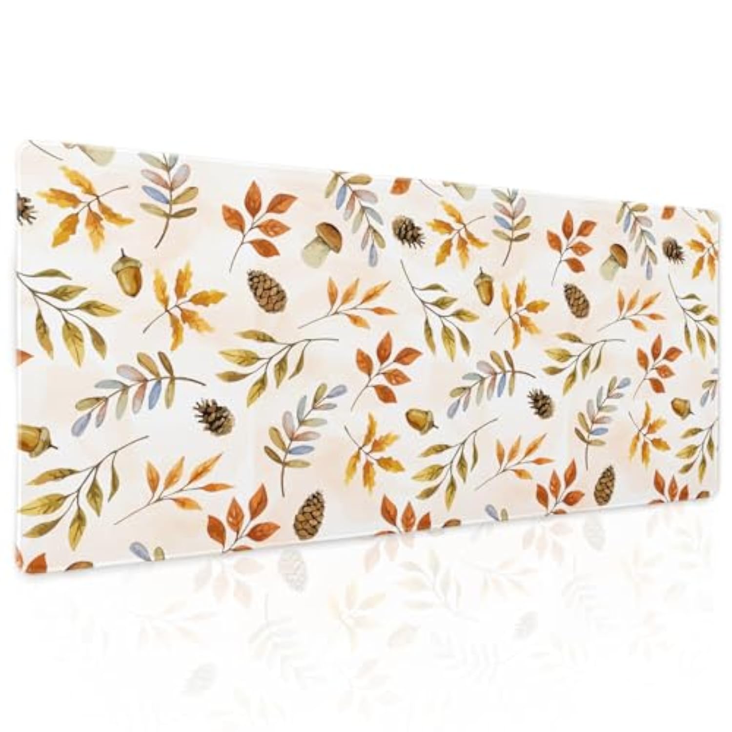 Fall Leaf Gaming Mouse Pad Xl Autumn Orange Leaves Extended Large Mousepad