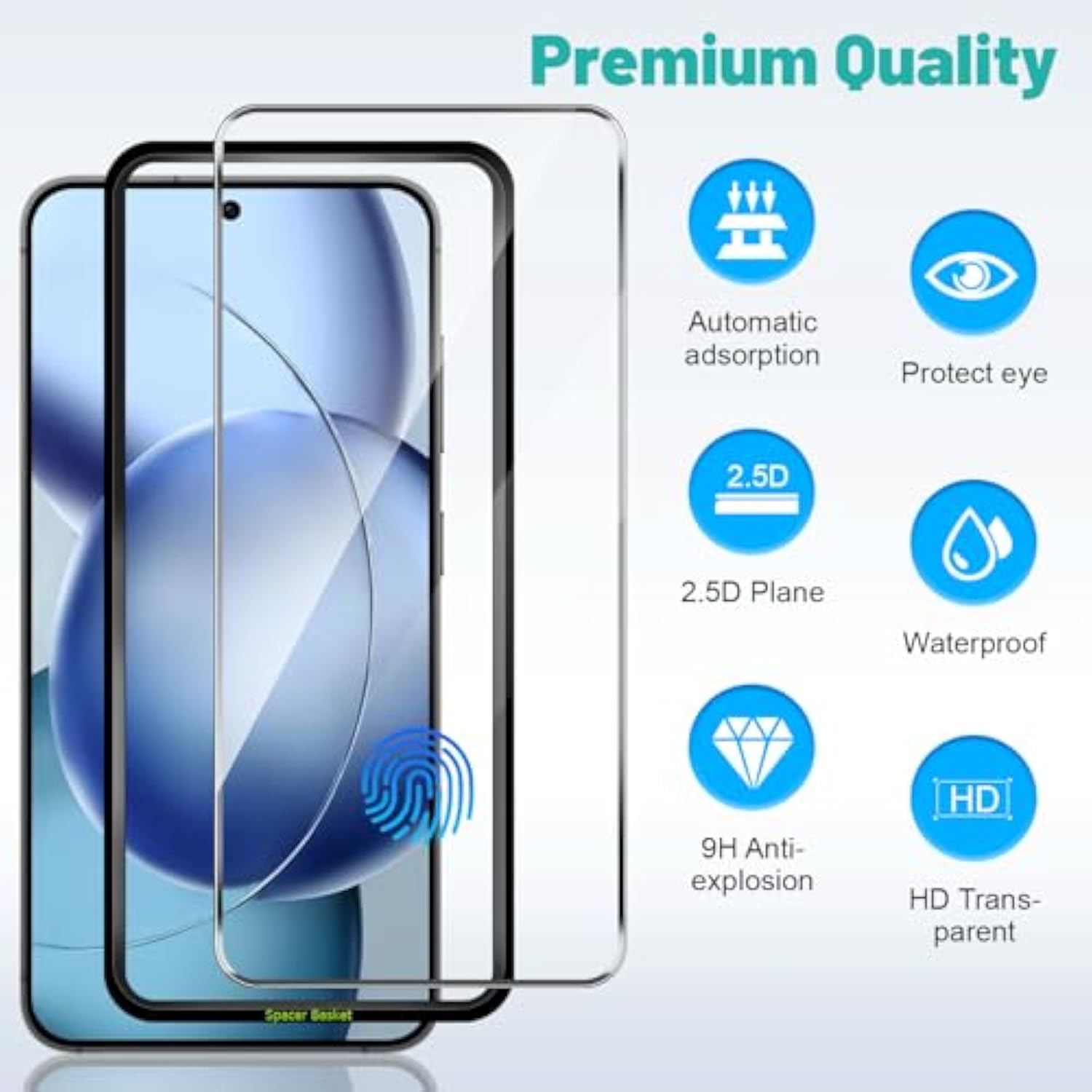 [2+2 Pack] For Galaxy S20 Ultra 5G 6.9'' Tempered Glass Screen Protector, Camera Protector, 9H Tempered Glass Scratch Resistant, Ultrasonic Fingerprint Support, 3D Hd Curved,Touch Sensitive