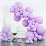 100 Pcs Pastel Purple Balloons: 18, 12, 10, 5 Inch Arch Kit for Baby Shower