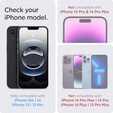 Spigen Tempered Glass Screen Protector [GlasTR EZ FIT - Privacy] Designed for iPhone 16e / iPhone 14 / iPhone 13 Pro/iPhone 13
