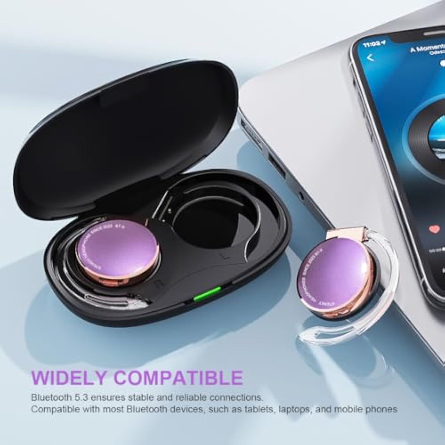 Open Earbuds Wireless Bluetooth 5.3 Over Ear Earbuds Wireless Headphones With Earhooks Headset Clip On Earphones Bluetooth Earphones For Home
