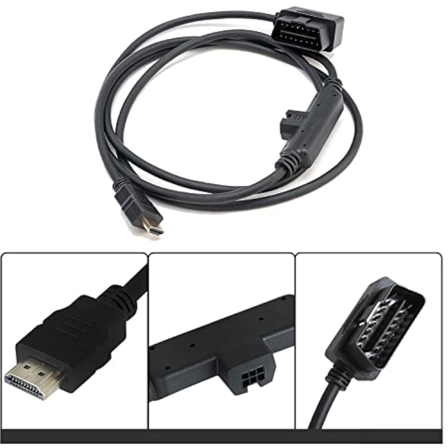 H00008000 Obdii To Hdmi Monitor Cable Plug Fit For Edge Cs2 Cts2 Cts3 Plug Mon