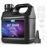 Uv Resin Kit 1000G Bulk No Odor Upgrade Clear Uv Epoxy Resin Hard Fast Cure Resin Kit Jewelry Making Handmade Diy Craft Decoration Coating