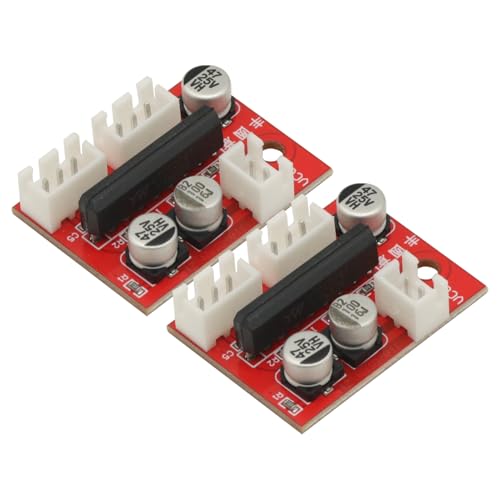 2Pcs DC 5-12V Automatic Level Control Preamp Amplifier Mini Magnetic Tape Deck Head Pre-Amplifier Board