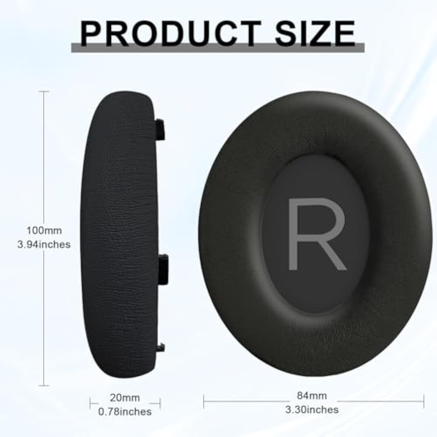 Replacement Earpads Cushions For Bose 700 (Nc700) Wireless Headphones, Ear Cushions Headset Earpads Ear Cups Cover Repair Parts With Softer Protein Leather (Black)