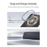 Baseus for MagSafe Portable Charger, 10000mAh Wireless Magnetic Power Bank with USB-C Cable 22.5W PD Charging, Slim Phone Battery Pack Compatible with iPhone 16/15/14/13/12 Pro/Pro Max Series-Black