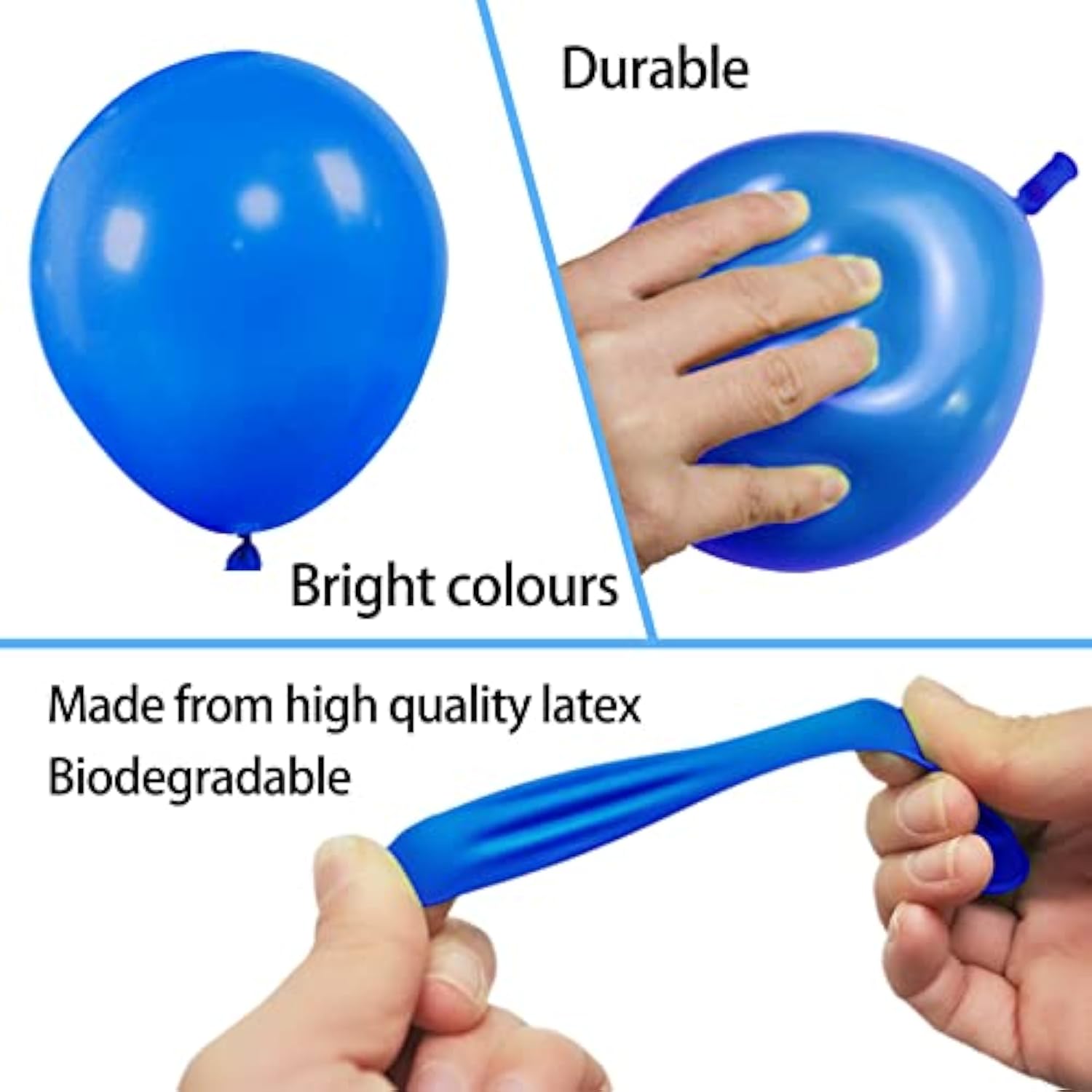 200pcs 5-Inch Mini Rainbow Balloons – Assorted Colors for Party, Birthday & Garland Decor