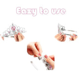 16 Pcs Tiaras Crown Set, Princess Dress Up Costume Birthday Party Favors Accessories Kid Birthday