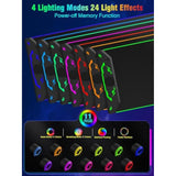 Gaming Mouse Pad Rgb, 35"X15.8" Large Keyboard Desk Mat With Magnetic Wireless Charging For Iphone, 24 Light Effects, Non-Slip Base, Waterproof Ultra-Smooth Surface, With Adapter, Black