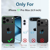iPhone 17 Pro Max Premium Case with Built-in Screen Protector Kickstand