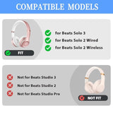 Solo3 Headband Replacement Top Headband Repair Parts Compatible With Solo 3 Solo 3.0 Wireless Solo 2.0 Wireless Over-Ear Headphones (Rose Gold)