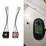 Mouse Skate, 2 Pieces Encoder Decoder For R-Azer Mouse R-Azer Mamba Hyperflux Viper Mouse Wheel